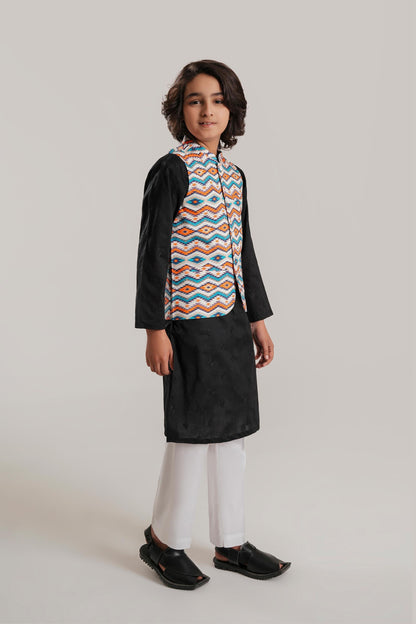 Kid Printed Waistcoat (BCWC-067)
