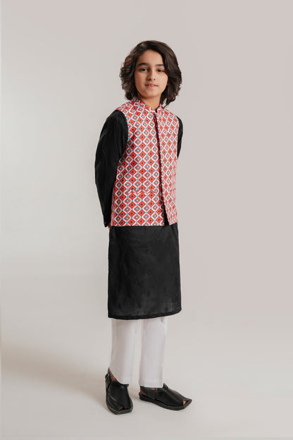 Kid Printed Waistcoat (BCWC-068)