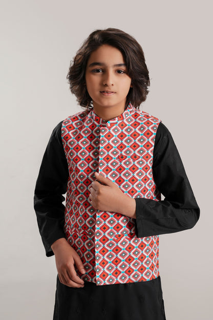 Kid Printed Waistcoat (BCWC-068)