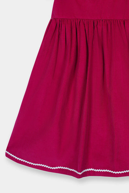 Embroidered Corduroy Frock (CCF-01)