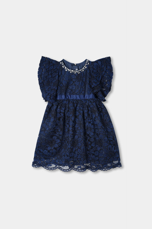 Embellished Net Frock (CF-573)