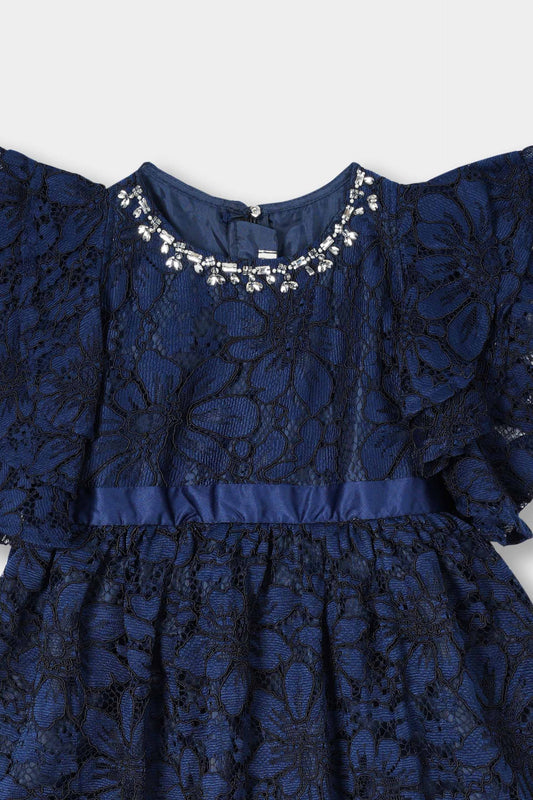 Embellished Net Frock (CF-573)
