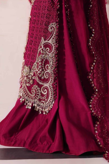 3 Piece Unstitched Embroidered Chiffon Suit | BD-3003