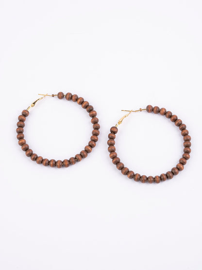 Beaded Hoops