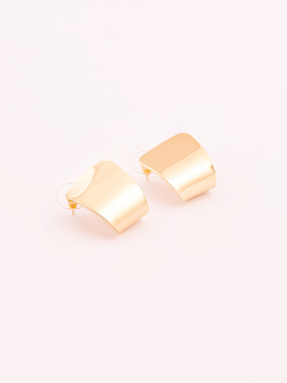 Folded Stud Earrings