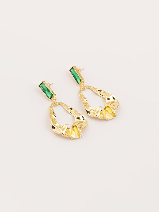 Crystal Stone Drop Earrings