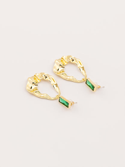 Crystal Stone Drop Earrings