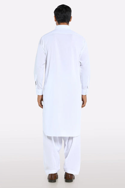White Wash & Wear Shalwar Kameez