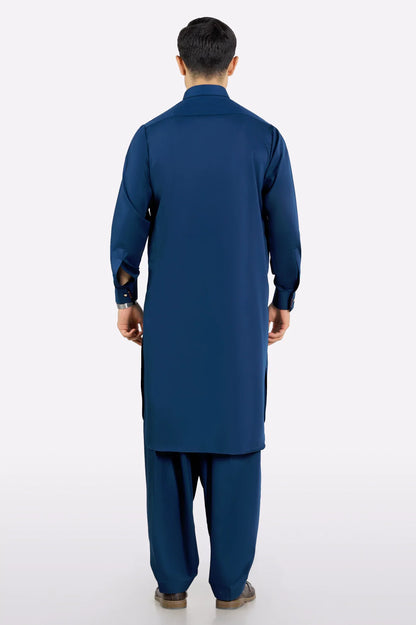 Blue Wash & Wear Shalwar Kameez