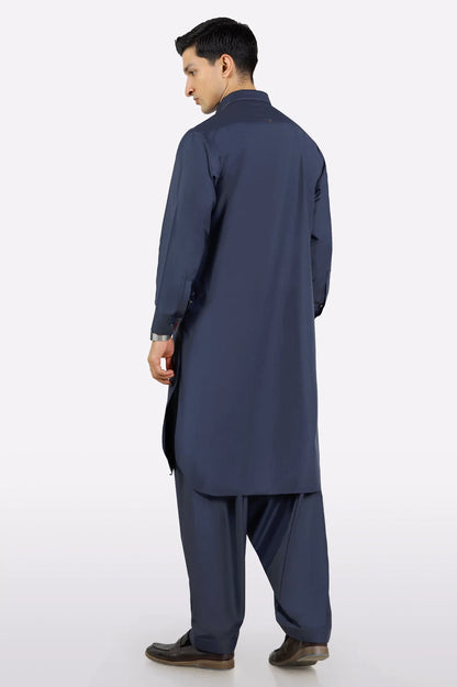 Blue Wash & Wear Shalwar Kameez