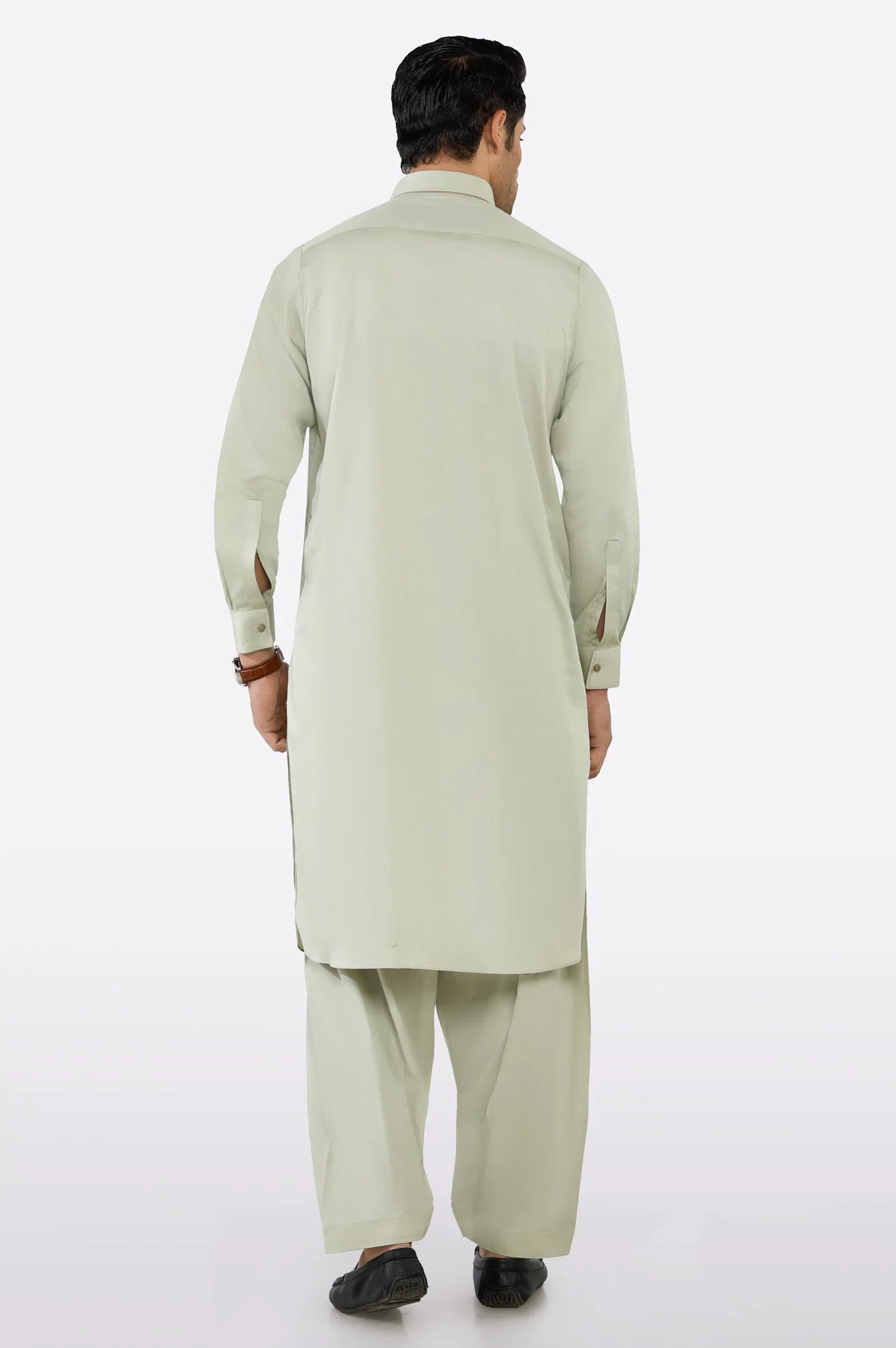 Light Green Cotton Shalwar Kameez