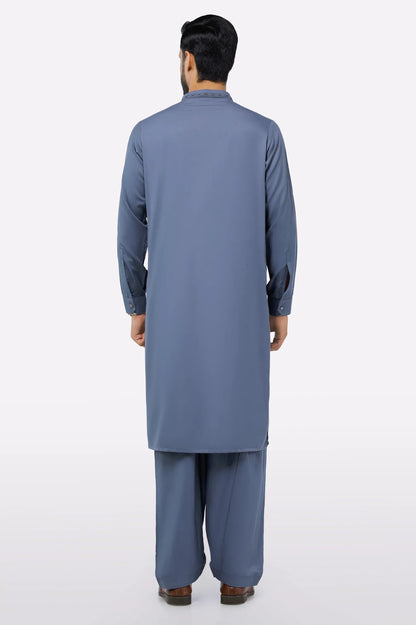 Grey Wash & Wear Shalwar Kameez