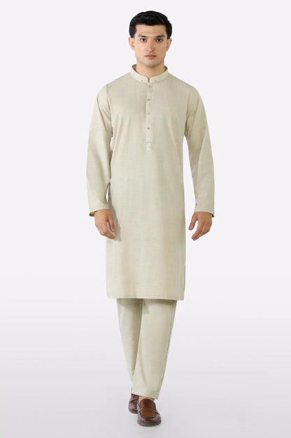 Fawn Wash & Wear Kurta Pajama