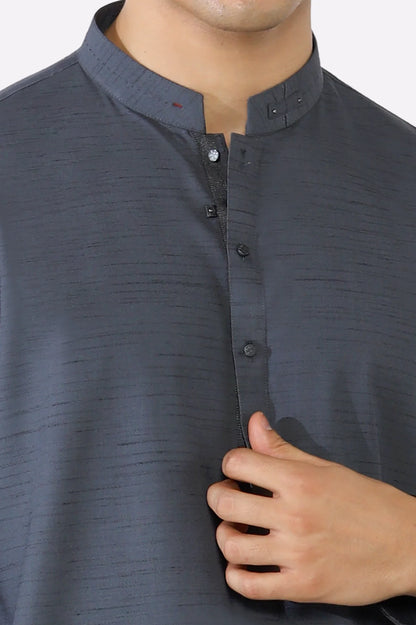 Grey Wash & Wear Kurta Pajama