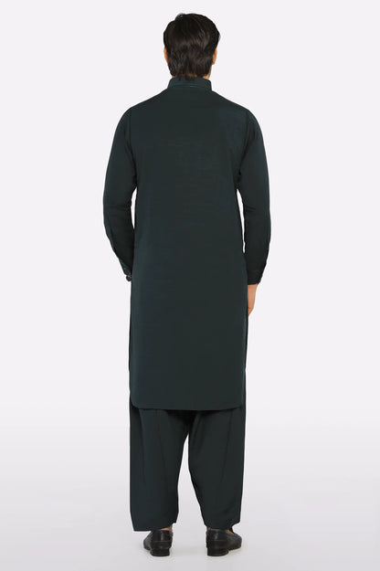 Dark Grey Wash & Wear Shalwar Kameez