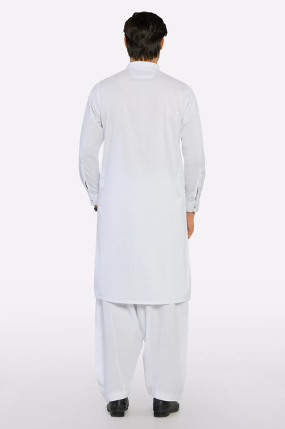 White Wash & Wear Shalwar Kameez