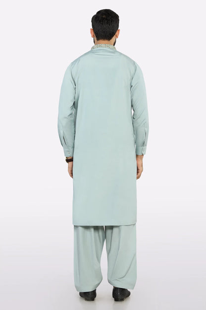 Light Green Wash & Wear Shalwar Kameez