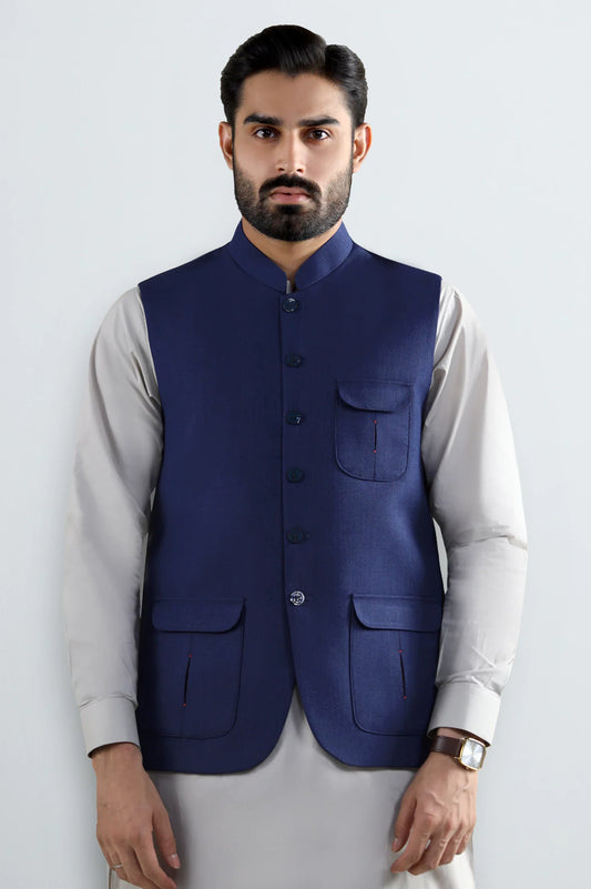 Dark Blue Waistcoat