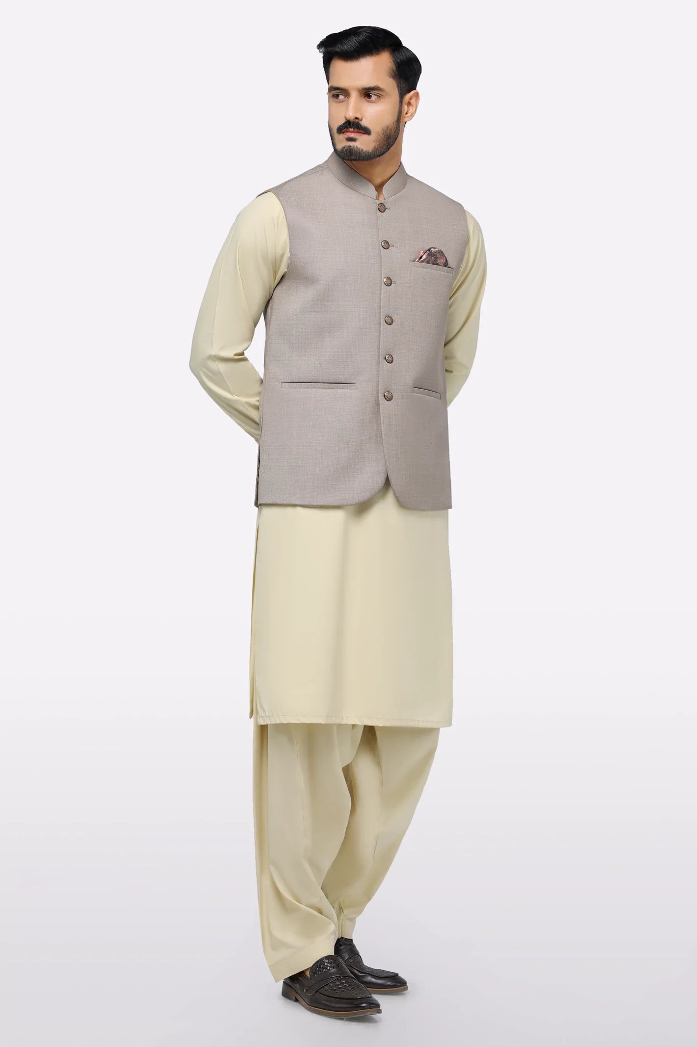 Beige Waistcoat