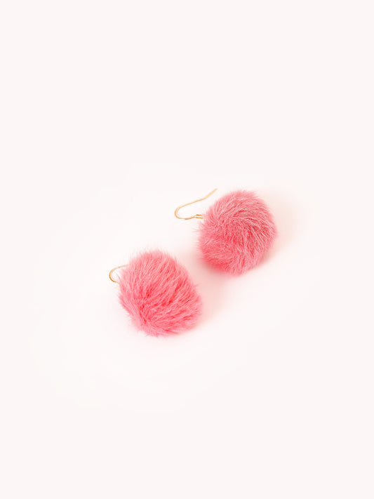 Pompom Earrings