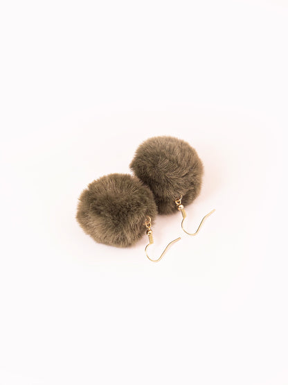 Pompom Earrings