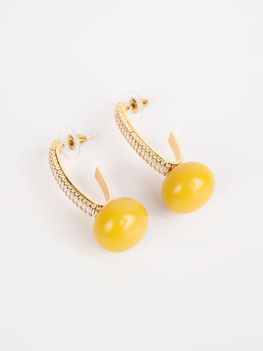 Embellished Pearl Earrings