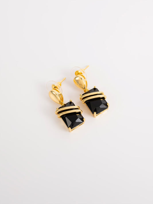 Stone Drop Earrings