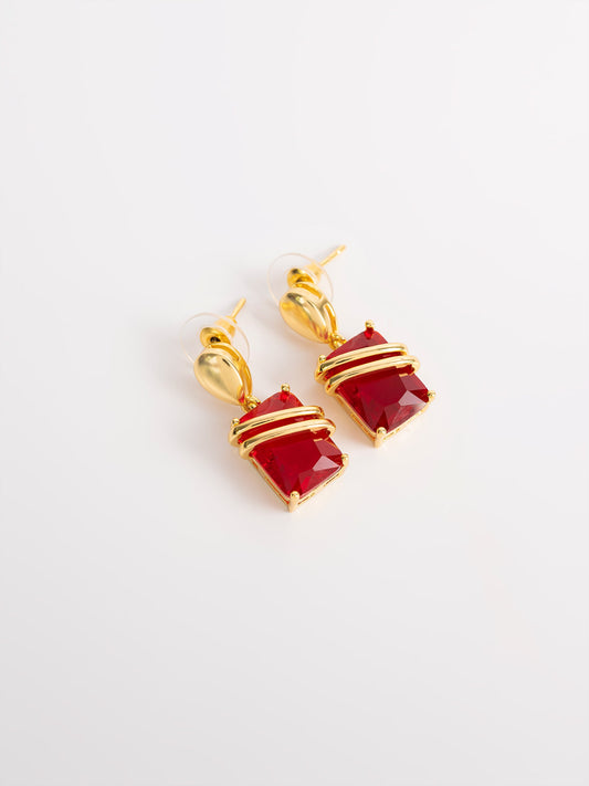Stone Drop Earrings