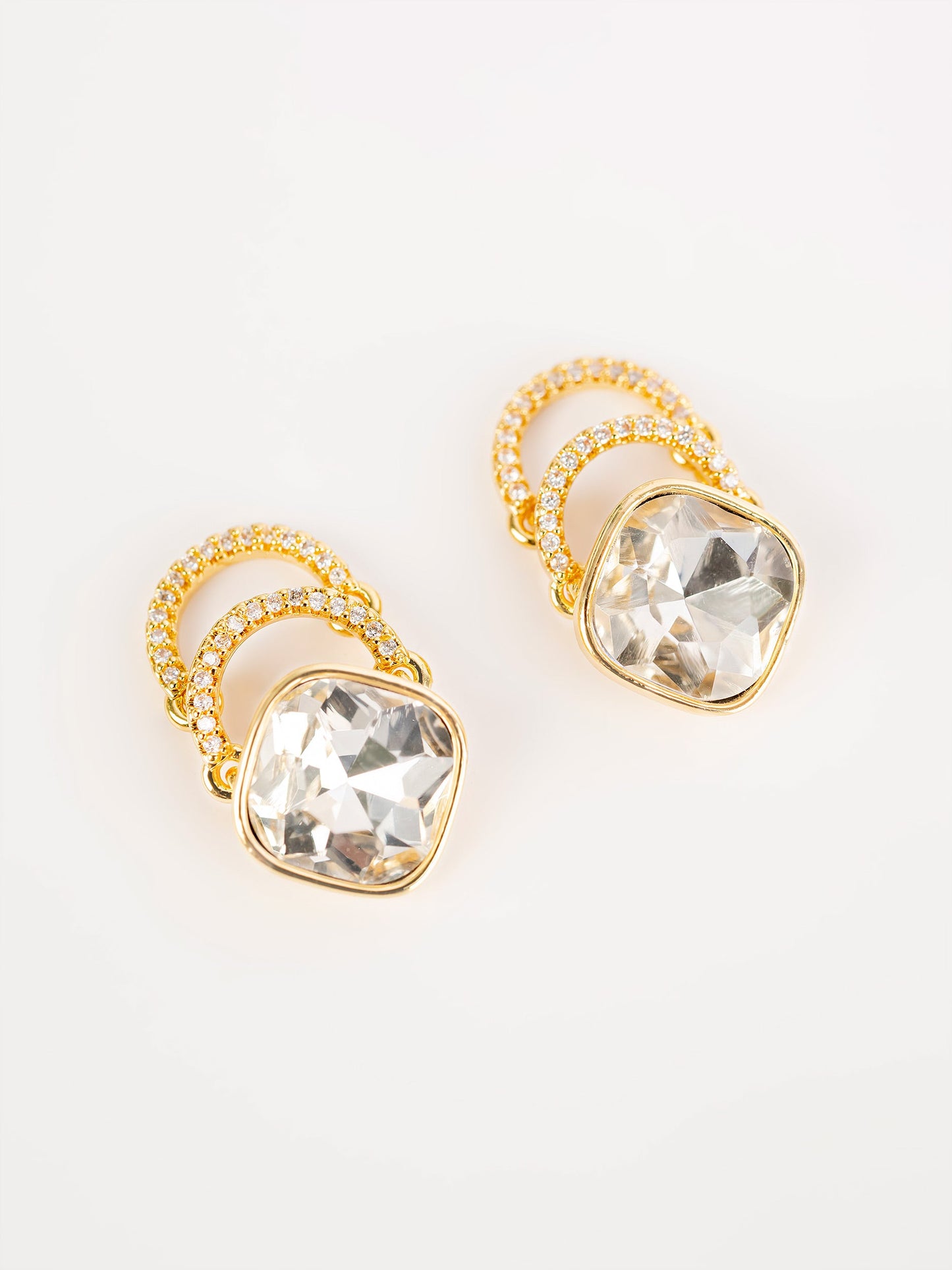 Multi-Layered Embellished Studs