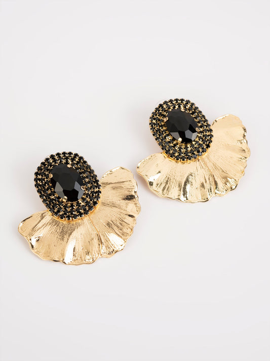Embellished Floral Earrings