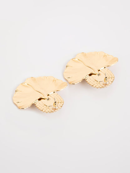 Embellished Floral Earrings
