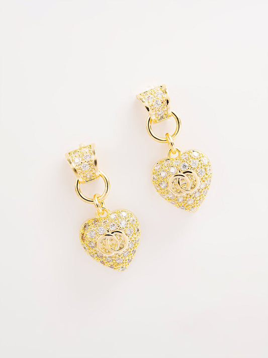 Dangling Heart Earings