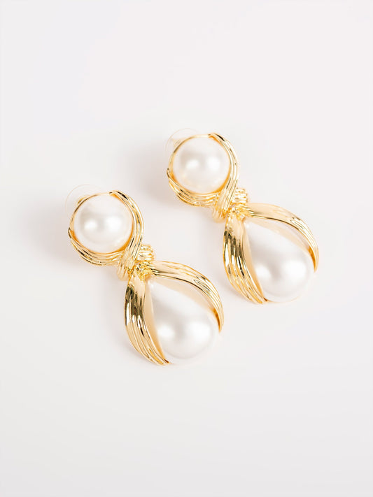 Gold Drop Earrings