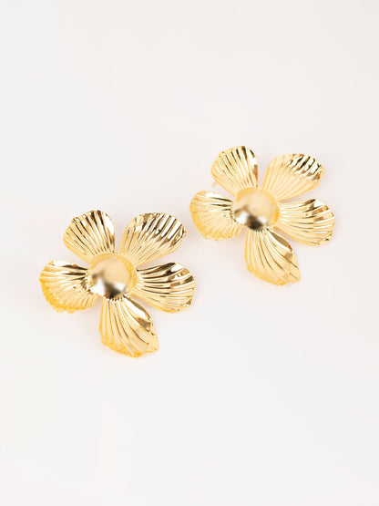 Abstract Floral Earrings