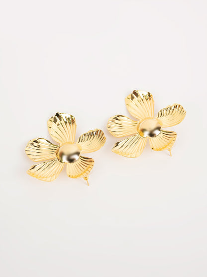 Abstract Floral Earrings
