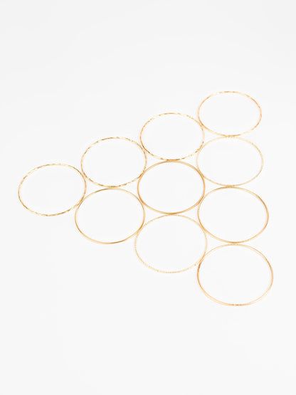 Antique Gold Bangle Set