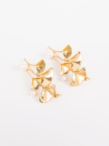Ginko Leaf Earrings