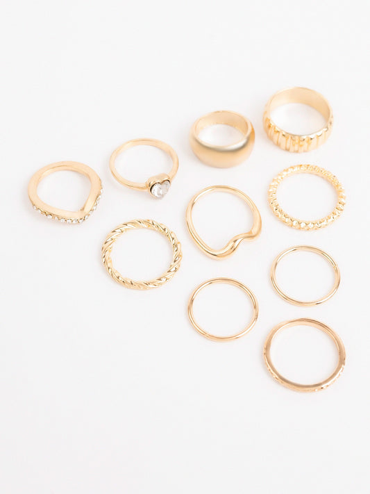 Wave Ring Set