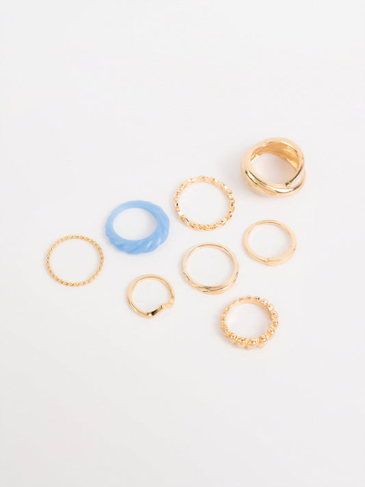 Funky Twisted Ring Set