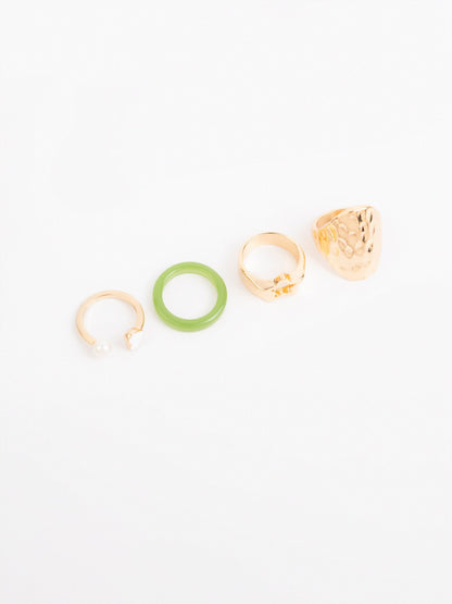 Hammered Ring Set