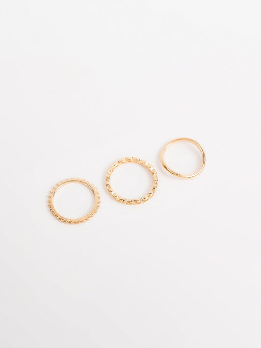 Stone Ring Set