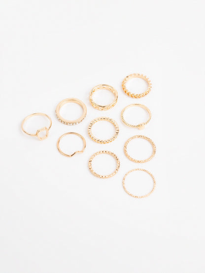 Chain Ring Band Set