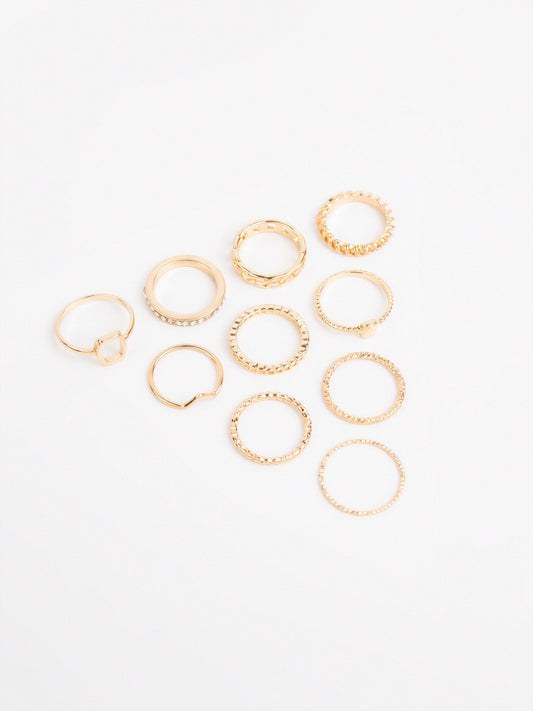 Chain Ring Band Set