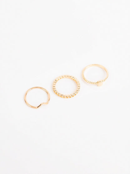 Chain Ring Band Set