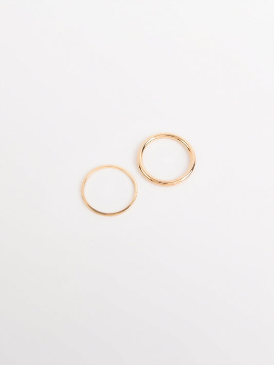 Stoned Ring Set