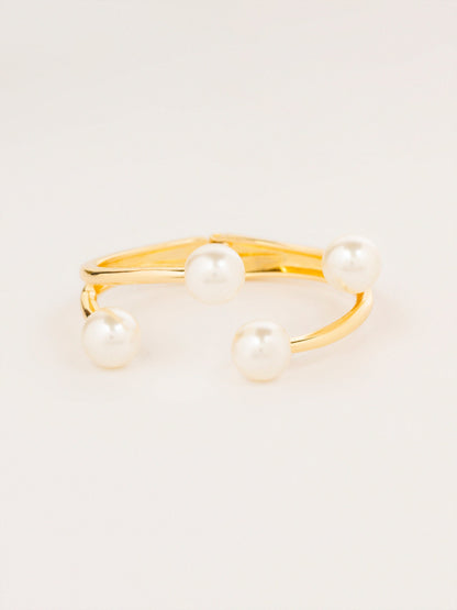 Pearl Open Bracelet