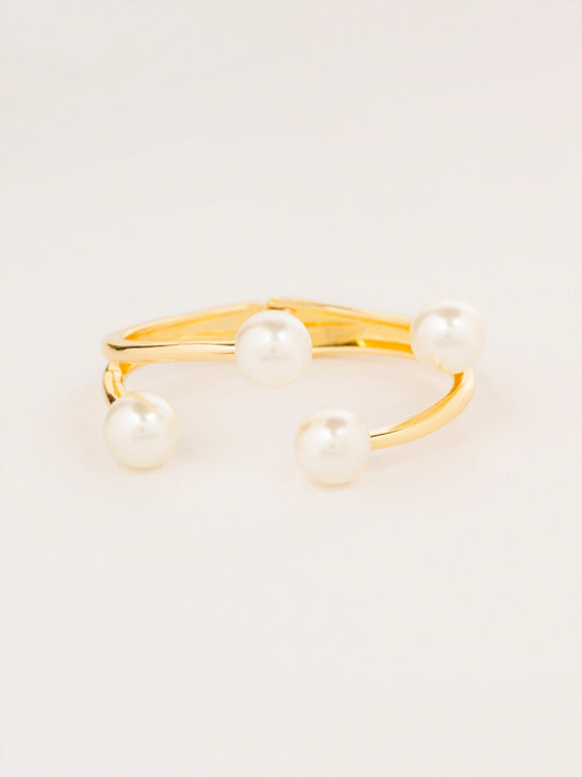 Pearl Open Bracelet