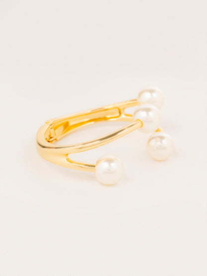 Pearl Open Bracelet