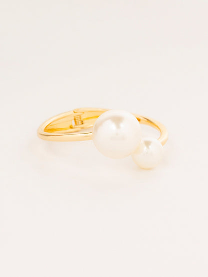 Pearl Open Bracelet