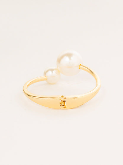 Pearl Open Bracelet